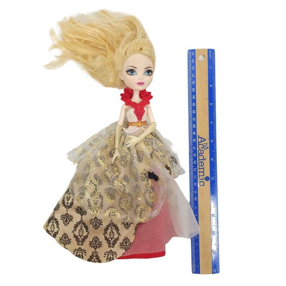 Ever After High Apple White Thronecoming Doll 10.5 Inch Figure Mattel Toy Gown - Picture 11 of 11